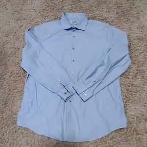 DKNY striped slim-fit shirt